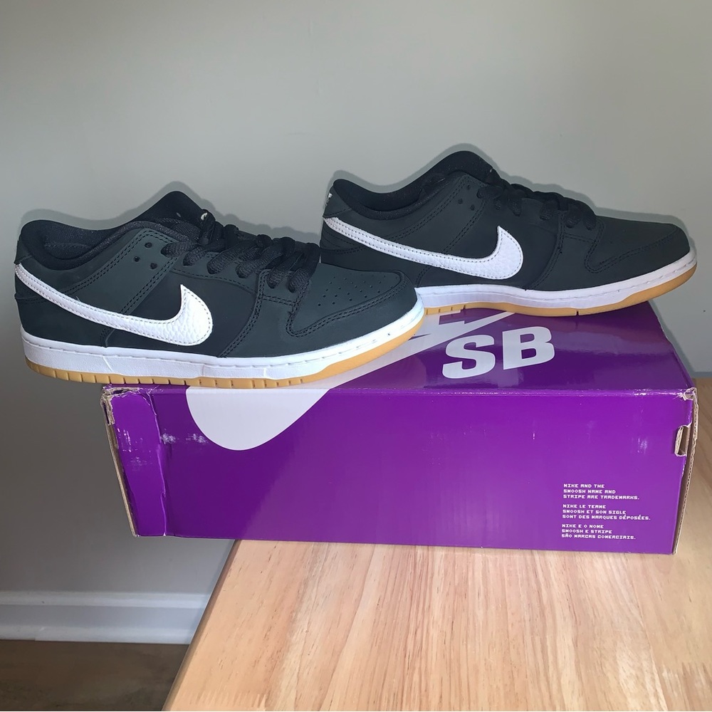 Nike SB Dunk Low Black Gum Shoes